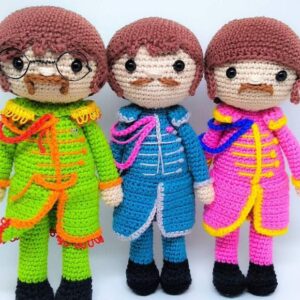 Receita de amigurumi em PDF - The Beatles