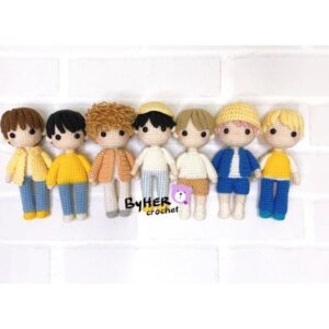 Receita de amigurumi em PDF - BTS