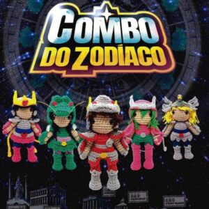 Receita de amigurumi em PDF - Cavaleiros do Zodíaco