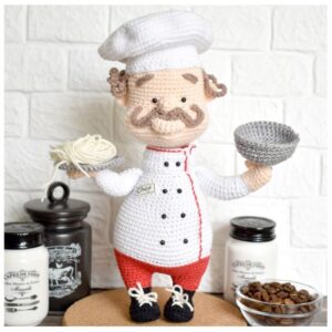 Receita de amigurumi em PDF - Chef