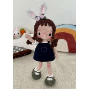 Receita de amigurumi em PDF - Boneca Dulce