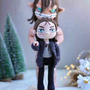 Receita de Amigurumi em PDF - Eren Jaeger - Attack on Titan - Shingeki