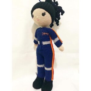 Receita de amigurumi em PDF - Enfermeira do Samu