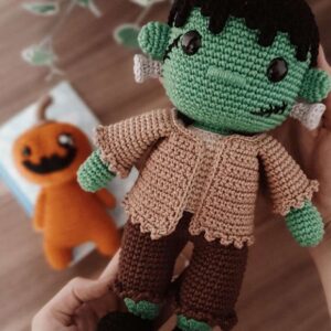 Receita de amigurumi em PDF - Frankstein