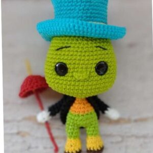 Receita de amigurumi em PDF - Grilo Falante