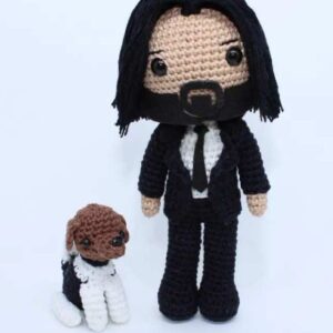 Receita de amigurumi em PDF - John Wick