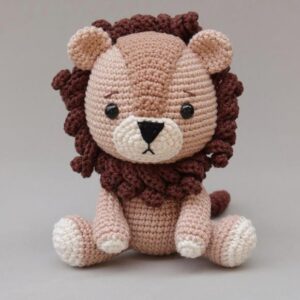 Receita de amigurumi em PDF - Leon o Leão
