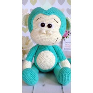 Receita de amigurumi em PDF - Macaco Caco