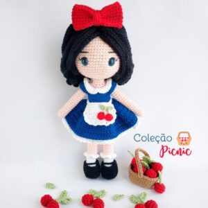 Receita de amigurumi em PDF - Boneca Madeline