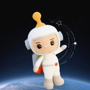 Receita de amigurumi em PDF - Major Tom, o Astronauta