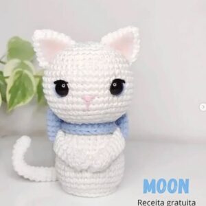Receita de amigurumi gratuita - Moon a gatinha