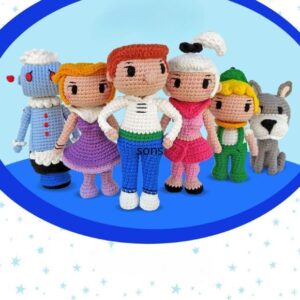 Receita de amigurumi em PDF - Os Jetsons