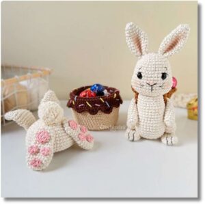 Receita de amigurumi em PDF - Páscoa Feliz