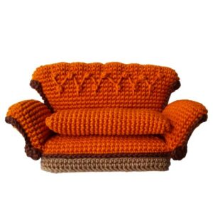 Receita de amigurumi em PDF - Sofá do Central Perk - Friends