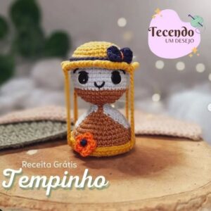 Receita de amigurumi gratuito - Tempinho