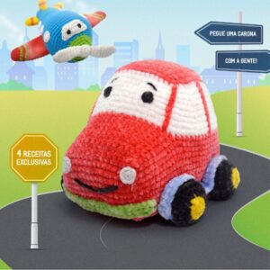Receita de amigurumi em PDF - Ebook Meios de Transporte