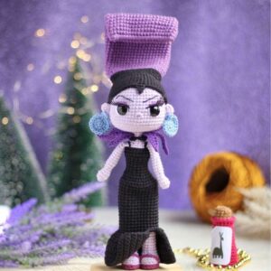 Receita de amigurumi em PDF - Yzma