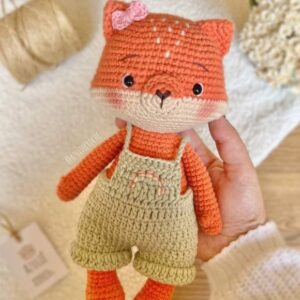Receita de amigurumi em PDF - Zoe Raposa