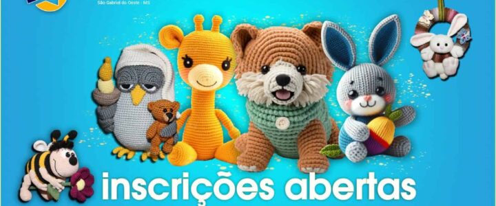 São Gabriel do Oeste oferece curso gratuito de Amigurumi na próxima semana