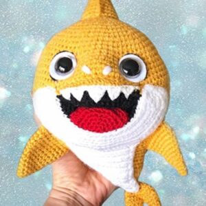 Receita de Amigurumi em PDF - Baby Shark