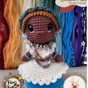 Receita de amigurumi gratuita - Baiana