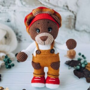 Receita de Amigurumi em PDF - Bruno Bear