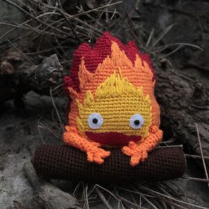 Receita de amigurumi em PDF - Calcifer