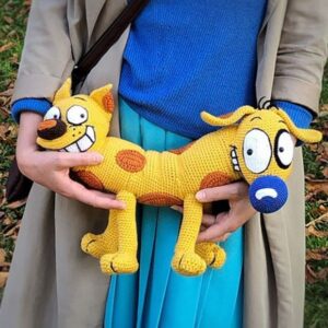 Receita de Amigurumi em pdf - Catdog