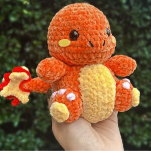 Receita de Amigurumi em PDF - Charmander