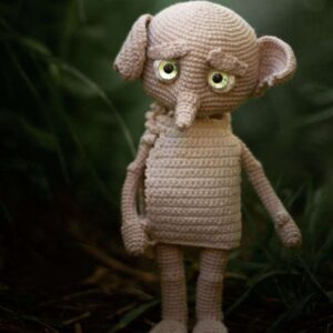 Receita de Amigurumi em pdf - Dobby o Elfo Livre