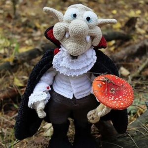 Receita de amigurumi em PDF - Dracula