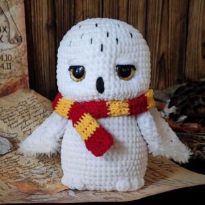 Receita de Amigurumi em PDF - Hedwig a Coruja