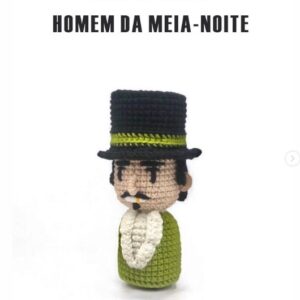Receita de amigurumi em PDF - Homem da Meia Noite
