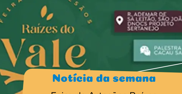 Feira de Artesãos Raízes estimulará valorização do artesanato no Vale do Açu