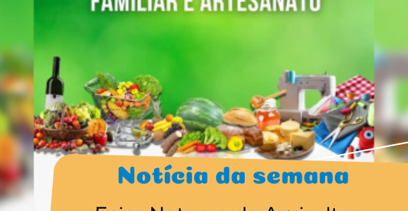 Feira Noturna de Agricultura Familiar e Artesanato acontece em São Domingos no dia 7 de fevereiro
