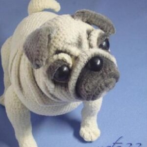 Receita de Amigurumi em PDF - Pug