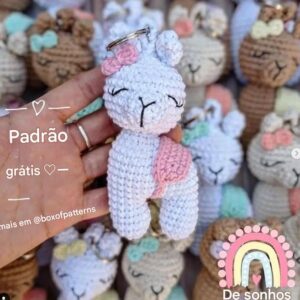 Receita de amigurumi gratuita - Lhamas