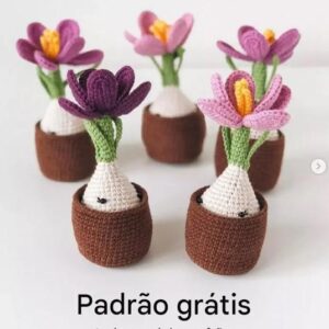 Receita de amigurumi gratuita - Açafrão