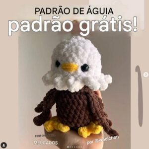 Receita de amigurumi gratuita - Águia