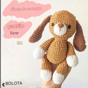 Receita de amigurumi gratuita - Cachorrinho