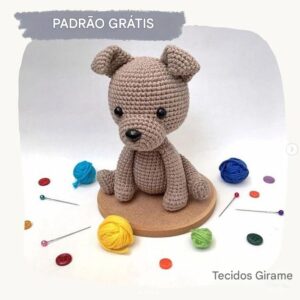 Receita de amigurumi gratuita - Cachorrinho