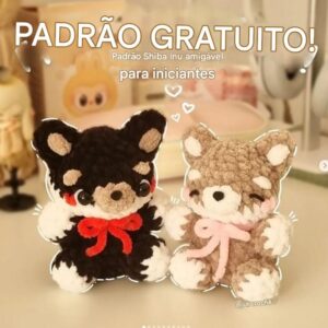Receita de amigurumi gratuita - Cachorrinhos