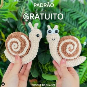 Receita de amigurumi gratuita - Caracol