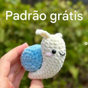Receita de amigurumi gratuita - Caracol
