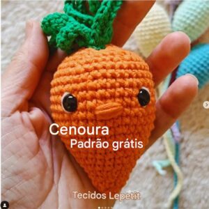 Receita de amigurumi gratuita - Cenourinha