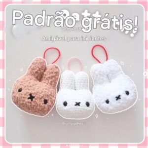 Receita de amigurumi gratuita - Coelho sem costura