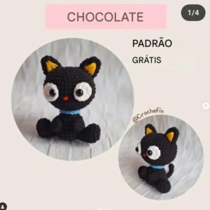 Receita de amigurumi gratuita - Chococat