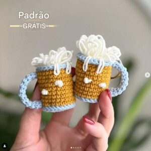 Receita de amigurumi gratuita - Chopp