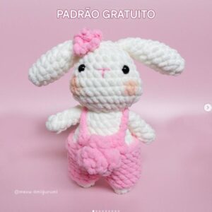 Receita de amigurumi gratuita - Coelha