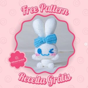 Receita de amigurumi gratuita - Coelha